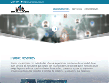 Tablet Screenshot of mensajerosempresariales.com